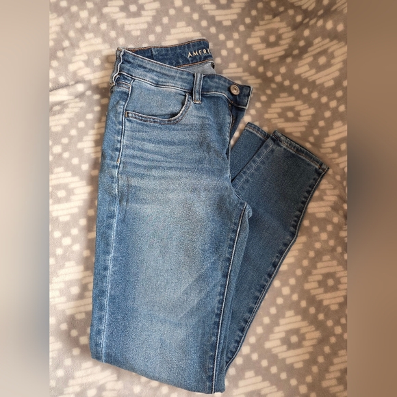 American Eagle Outfitters Denim - American Eagle Outfitters Women's Next Level Stretch Light Blue Jeggin Jeans